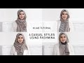 Tutorial Hijab Pashmina Chiffon Simple