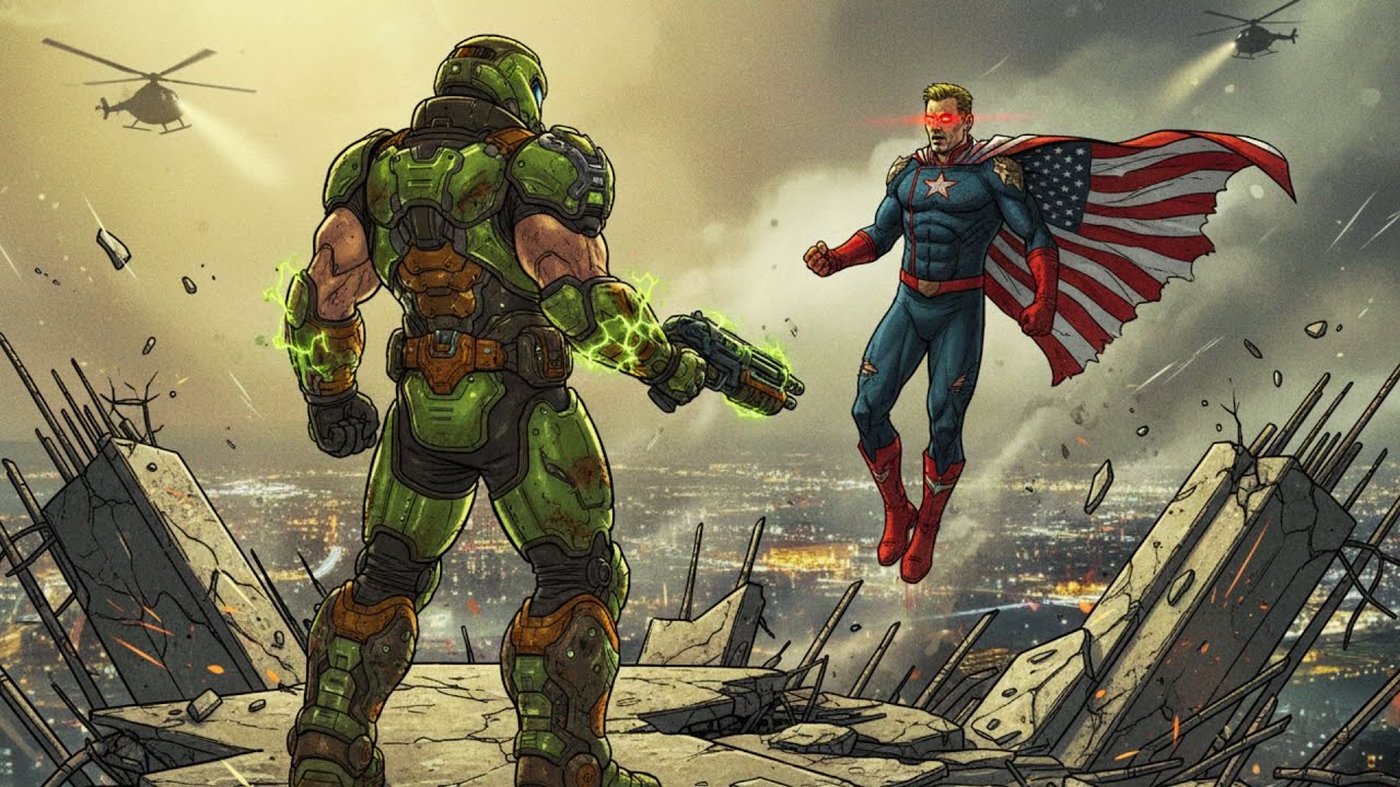 What If the Doom Slayer Entered The Boys Universe?