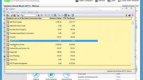 Sage 50 - Payables Module - Adding/Editing Suppliers (Vendors) Adding shippers