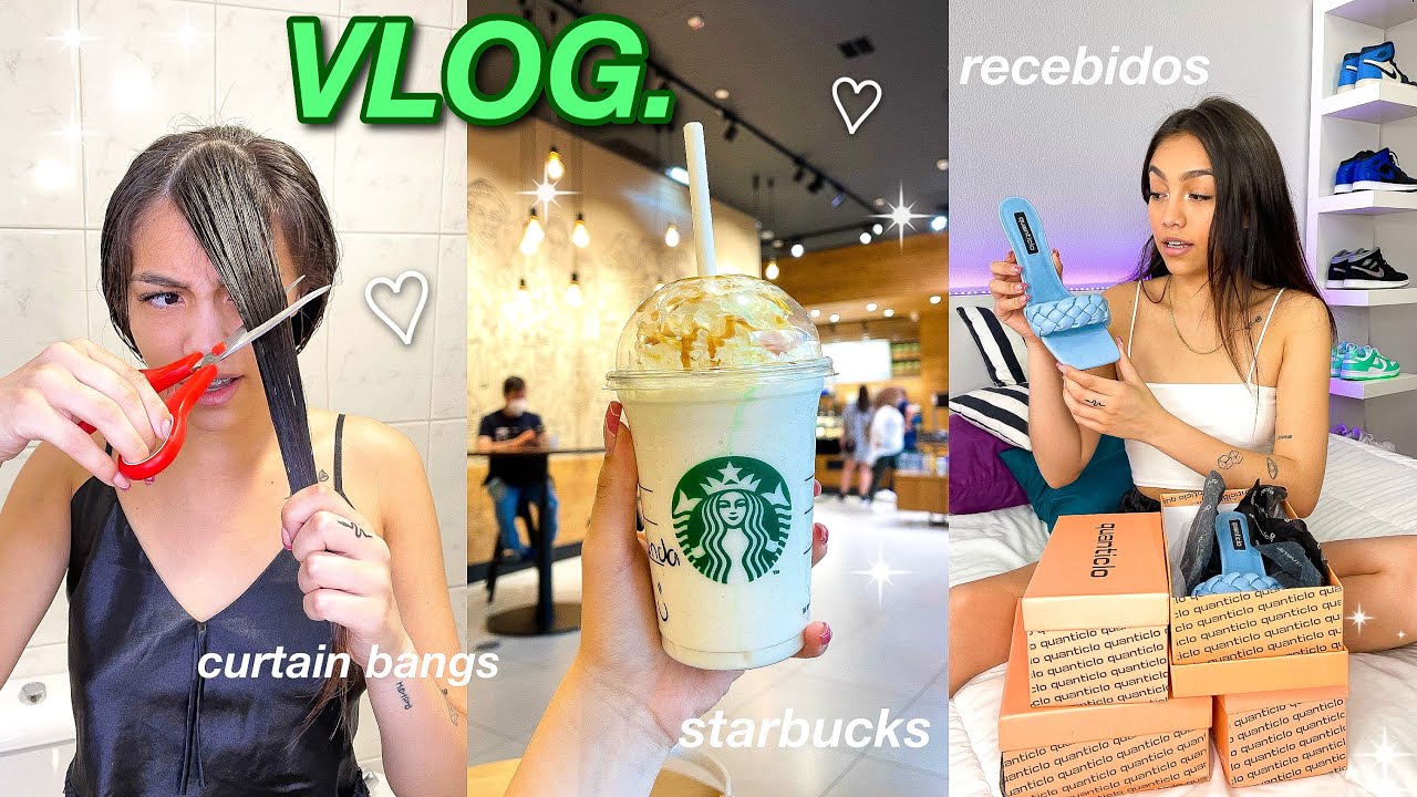 VLOGÃO || cortei o cabelo, starbucks & recebidos :)