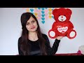 Soft Toy Making.....how to make Teddy Bear at Home /Valentine's Day Special Red Teddy Bear