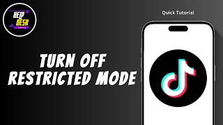 How To Turn Off TikTok Restricted Mode ?