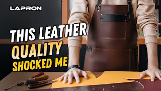 This Leather Apron Quality Will SHOCK You | Craftsmanship Review
