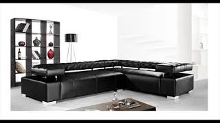 VIG Divani Casa Disco Leather Sectional Sofa (VG2T0597)