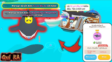 CÂU THÀNH CÔNG BÓNG 6 CÁ MẬP KHỔNG LỒ MEGALODON VÀ CÁ VOI ĐẦU BÒ | PLAY TOGETHER