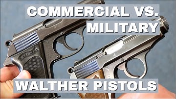 How Do I Know If My PPK or PP is Commercial or Military? | WW2 Pre-1946 Walther Pistol Variations