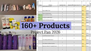 I Tracked Every Beauty Product I Own to Face My Overconsumption Habits | Project Pan 2026 Ep.1