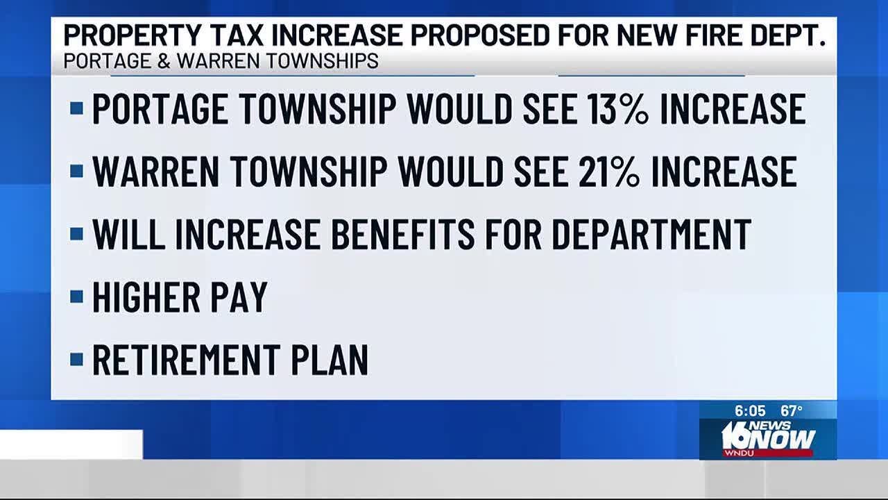Property tax increase proposed for new fire department in Portage, Warren townships