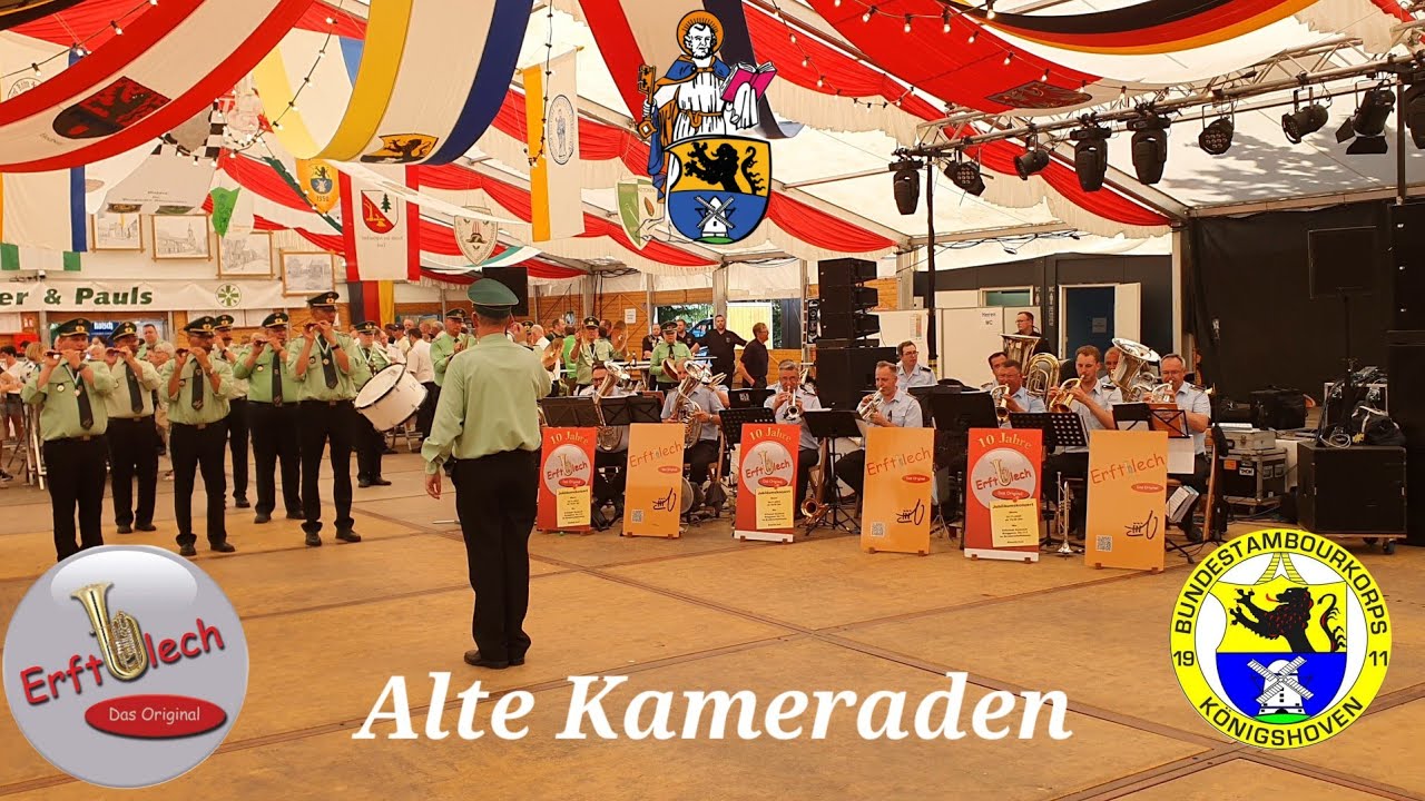 BTK Königshoven Blaskapelle Erftblech Das Original Alte Kameraden Schützenfest 2023 Frühschoppen