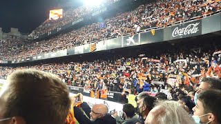 ⚽ HIMNO COMUNITAT VALENCIANA Cantado en MESTALLA · Valencia C.F. vs Athletic Club de Bilbao