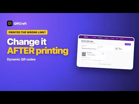 Dynamic QR Codes Explained: Change the Link After Printing + Track Scans