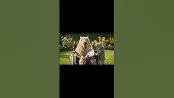 Truyện hài giữa Capybara và mèo con #dongvat #cabybara #animals #animals #cabybara