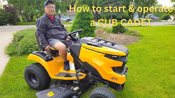 How To Start & Operate A Cub Cadet LT42 XT1 Intellipower Riding Lawn Mower