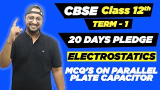 30. Class-12| MCQ's on Parallel plate capacitor|  Electrostatics| Physics Baba