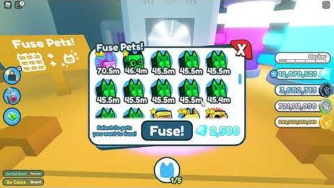 WHAT HAPPENS WHEN U FUSE 3 RB CYBER FOXES? | PET SIM X