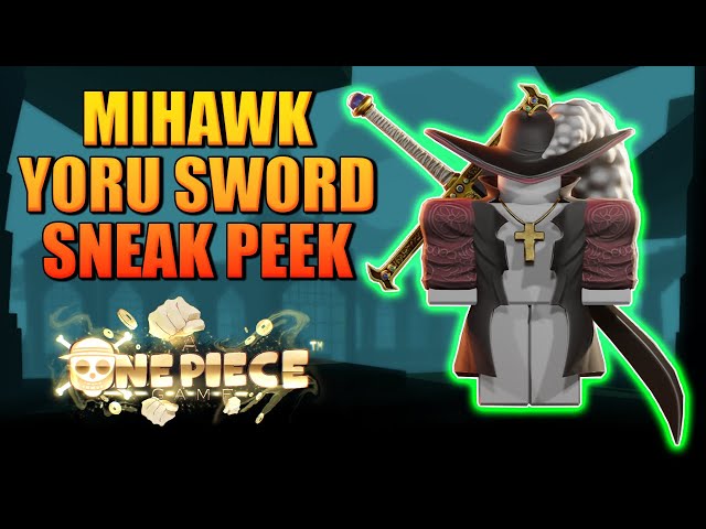 yoru espada de Mihawk - Roblox
