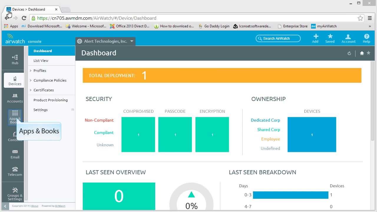 How to use airwatch to deploy Room Valet YouTube