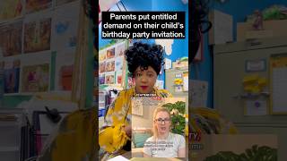 “DON’T COME EMPTY HANDED” #teacherlife #kidsbirthdayparty #schoollife #parenting