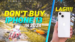 DON'T BUT IPHONE 13 FOR GAMING | IPHONE 13 PUBG BGMI TEST 🔥 DETAILED GAMING REVIEW IN 2024