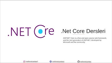 .Net Core 2.0 İle Web Sitesi Yapımı #1 - Nedir? Ne Gereklidir?