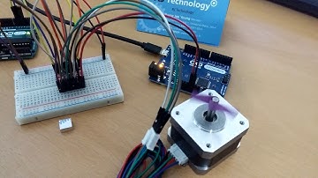 Arduino Uno 로 A4988 모터드라이버를 사용해 4선 바이폴라 스테핑 모터 구동시키기_5V 전원사용