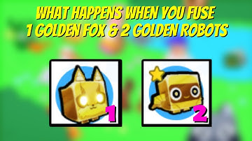 WHAT HAPPENS WHEN YOU FUSE 2 GOLDEN ROBOT & 1 GOLDEN CYBER FOX IN PET SIMULATOR X