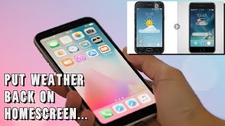 How To Put Weather Widget Back On Home Screen screenshot 4