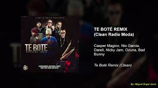 [Official] Casper Magico, Nio Garcia, Darell, Nicky Jam, Ozuna, Bad Bunny - Te Boté Remix (Clean RM) Resimi