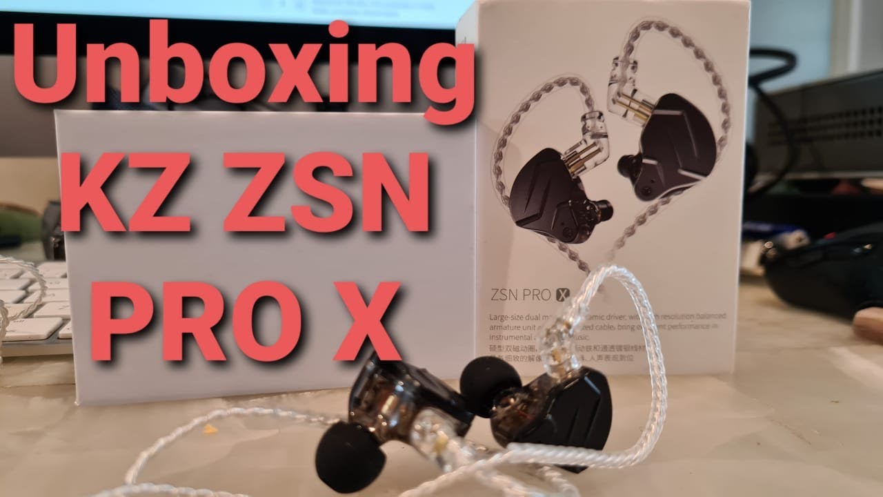 Unboxing KZ ZSN PRO X 