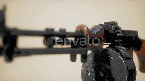 Soviet Machine Gun. Weapons of the USSR Army | Motion Graphics - Envato elements