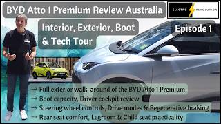 BYD Atto 1 Premium Review Australia EPISODE 1 | Interior, Exterior, Boot & Tech Tour