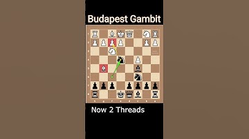 Win in 8 Moves | Budapest Gambit | Trick for Black