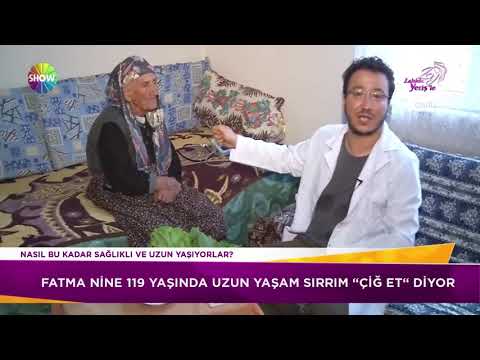 119 yaşındaki Fatma Nine'nin uzun yaşam sırrı; çiğ et!