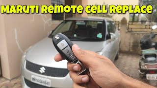 Maruti Swift Remote Not Working|Maruti remote cell replace|swift key Hidden feature |swift sensor