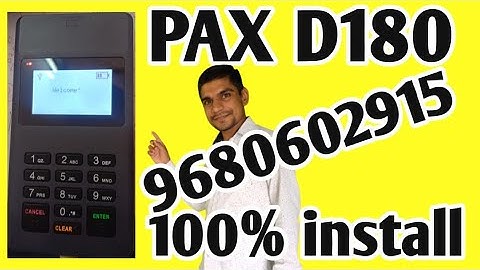 How To Pax D180 Micro ATM Installation || PAX D180 || PNB BOB SBI MICRO ATM Software Setup