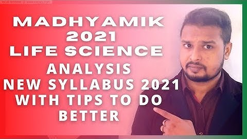 Madhyamik New Syllabus Full analysis Life Science By Ramadan Tutorial