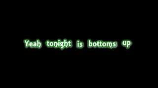 Video thumbnail of "Brantley Gilbert - Bottoms Up (Lyrics)"
