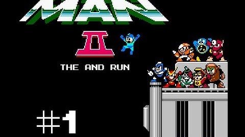 Megaman 2 - The AND run Part 1: Fighting Quickman with VERY Fitting Music!