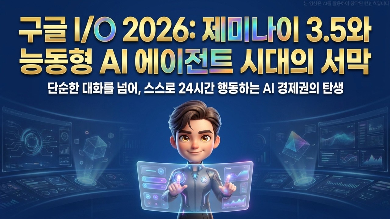 [Gemini 3.5 Flash] 챗GPT를 뛰어넘은 제미나이 3.5, 스스로 일하는 능동형 AI 에이전트 시대의 서막