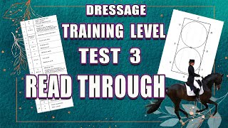 NEW USDF/USEF Training Level Test 3 - v. 2023 *Read Through* Audio by The Budget Equestrian 274 views 9 months ago 2 minutes, 44 seconds