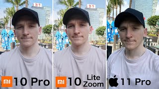 Techzg Videos Xiaomi Mi 10 Lite Zoom - CAMERA TEST vs Mi 10 Pro / iPhone 11 Pro