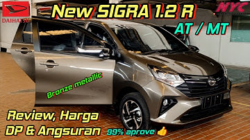 DAIHATSU New SIGRA | HARGA, REVIEW, DP, ANGSURAN SIGRA 1.2 R AT / MT BARU warna Bronze metallic