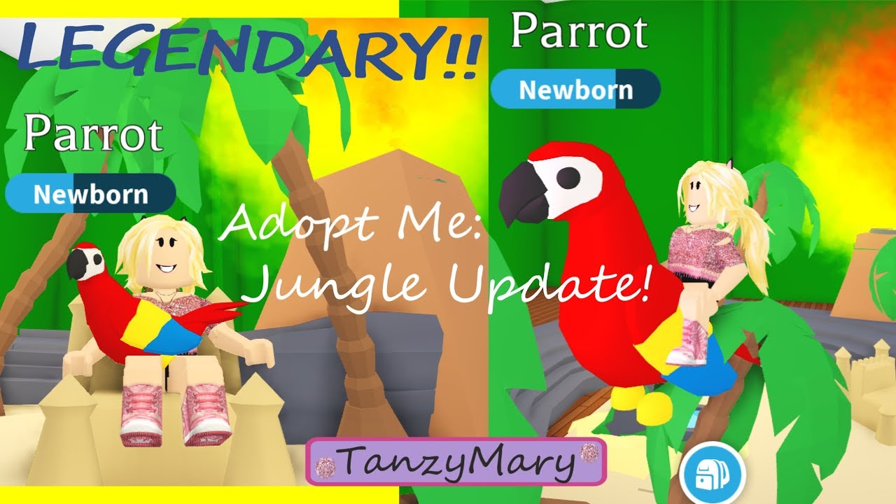 Adopt Me Legendary Parrot Jungle Update Pets I Got A Rideable Parrot Roblox Youtube - new adopt me jungle pet update jungle pet update in adopt me roblox