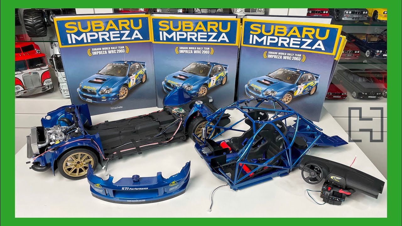 ディアゴスティーニ　インプレッサをつくる SUBARU WRX STI 1/8 1:8 Subaru Impreza WRC - Hachette [No. 45 to 56] - YouTube