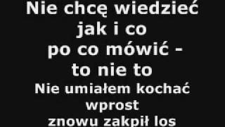 Lady pank - Znowu pada deszcz  - nie karaoke ale napisy, tekst, słowa chords