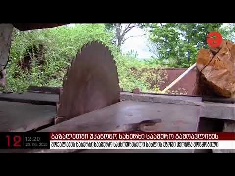 ბაზალეთში უკანონო სახერხი საამქრო გამოავლინეს