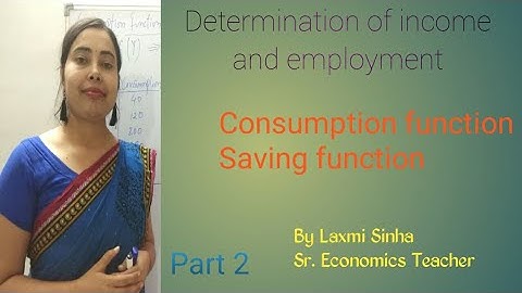 Lecture 3 | Consumption, saving function | APC APS MPC MPS | class 12 | NCERT