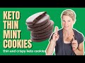 KETO THIN MINTS | easy Girl Scout cookie copycat recipe