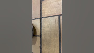 Finding loose tiles in an open store. Compression buckle broke the bond. #tile #tilelife