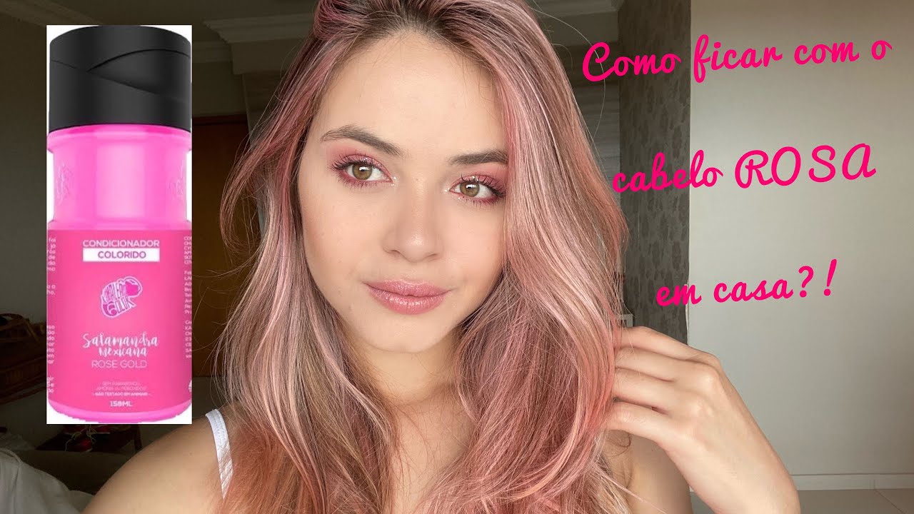 CONDICIONADOR KAMALEÃO COLOR SALAMANDRA MEXICANA (ROSA)- MOSTREI TUUDO!
